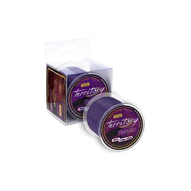 Mikado Territory Carp Fishing Line Purple 600 m 0.26-0.40 mm