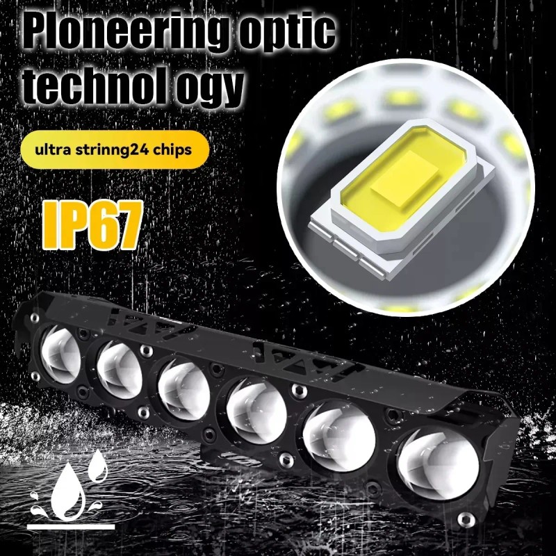 Par Faros De Lupa 460w 4 Modos Con Estrobo Para