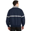 PA Challenger Jacket with Reflective Taping L True Navy/Grey Heather/Reflective
