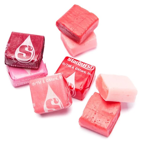 Starburst Fave Reds Fruit Chews 4 LBs Bulk Wrapped Chewy
