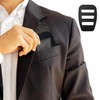 HDGSAFD 3 Pieces Pocket Square Holder, Pocket Square, Men's Pocket