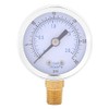 Walfront Pressure Gauge 0-30psi/2bar, 1/8" BSPT, Dual Scale, Compact, Metal