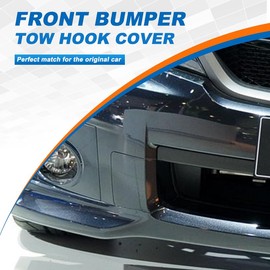 CZShiYue Car Front Bumper Tow Hook Cover Cap Towing Eye Fit for Subaru Impreza WRX STi 2011 2012 2013 2014 57731FG330 Trailer Cover (Silver, Right Passenger Side)