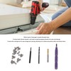 54 Pcs Thread Repair Kit M3x0.5x2D Thread Inserts Damaged Threads