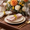 Gandeer 12 Set Lemon Napkin Rings Wooden Lemon Napkin Ring