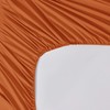 AMEHA Double Fitted Sheet - Rust Bed Sheets Extra Deep