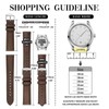 ANBEER 22mm Retro Watch Band Quick Release,Crazy Horse Leather Watch