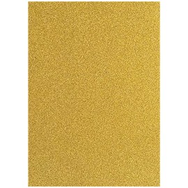 Baisunt 20 Sheets Gold Glitter Cardstock Paper for DIY Art Project, Scrapbook, Birthday Wedding Party Decoration 250GSM(8x12 In, Non Adhesive)