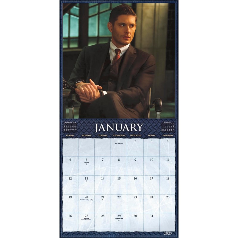 2025 Supernatural Wall Calendar