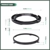 Phamyor 7 Inch Round Headlight Mounting Retaining Bracket Ring with