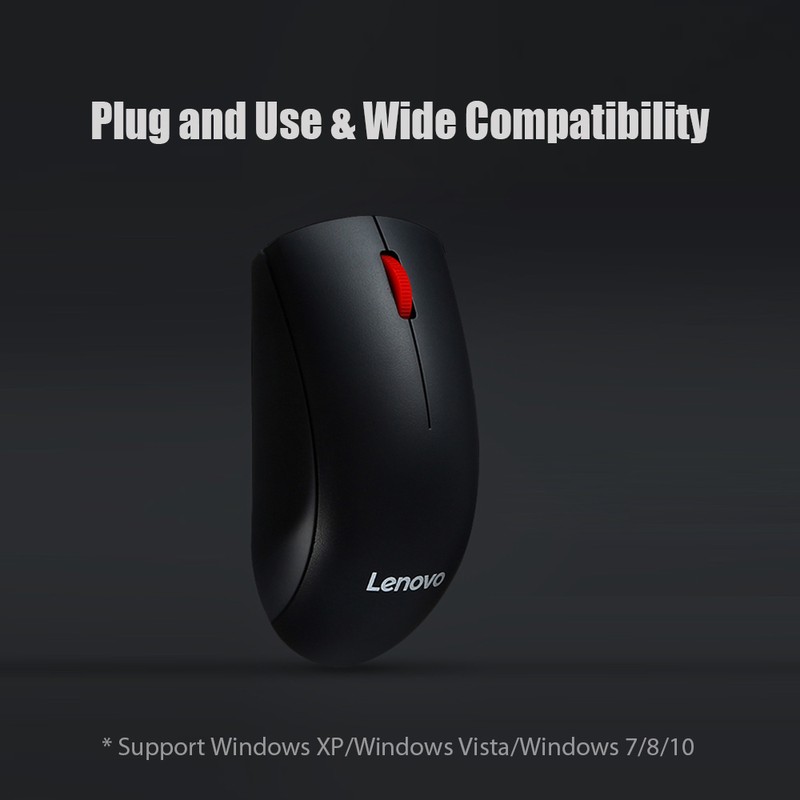 Lenovo M120 Pro Wireless Mouse 2.4GHz Laptop Mouse with USB