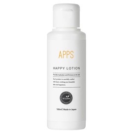 APPS (Penetrating Vitamin C Derivative Aprecier) + Natural Vitamin C Lotion, Product Name: Happy Lotion V, 3.4 fl oz (100 ml), Regular Bottle, Made in Japan by ViLabo