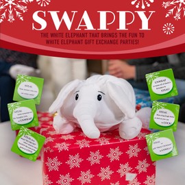 Squirrel Products White Elephant Party Kit Swappy The White Elephant Party Game The Most Fun You Can Have Exchanging Useless Gifts