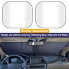 EcoNour Car Windshield Sun Shade Foldable | Front Windshield Shade