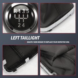 Konuooer Gear Shift Knob For Zafira B 2005-2014 Gear Shift Knob (5 Speed)