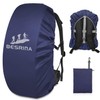 Besrina Backpack Rain Cover (15-90L),Upgraded Non-Slip Cross Buckle Strap &