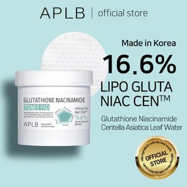APLB Almohadilla de tóner de niacinamida de glutatión | LIPO GLUTA NIAC CEN™ 16.6% 3.38 FL.OZ/Cuidado de la piel coreano, almohadillas de tóner de dob