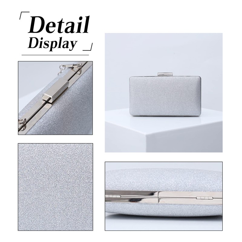 CORIOS Women's Clutch Evening Bag with Sequins Clutch Bag with