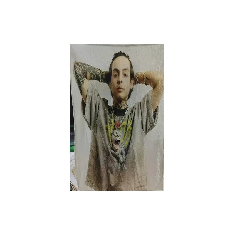CUPRISHDIKALUR STORE Frazada Cobija Artista Natanael Cano Individual Ultra Suave.