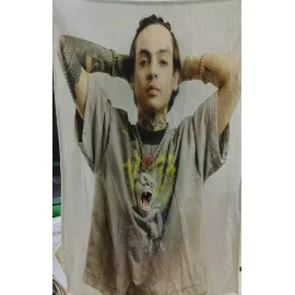 CUPRISHDIKALUR STORE Frazada Cobija Artista Natanael Cano Individual Ultra Suave.