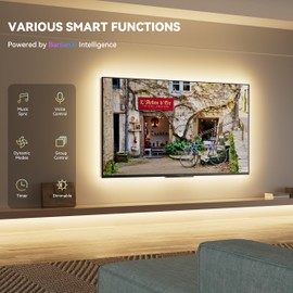 PAUTIX COB LED Strip Light 32.8ft/10m,Work with Alexa/Google Assistant, Warm White led Strip 3000K UL Listed,Dimmable 24V Flexible Tape Light,Super Bright Strip Lights for Office,Bedroom,Kitchen