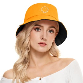 Unisex Bucket Hats Beach Summer Sun Hat with UV Protection for Women Men SmileyWorld®