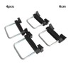 4x Roof Box U-bolts Clamps Luggage Frame With Roof Rack