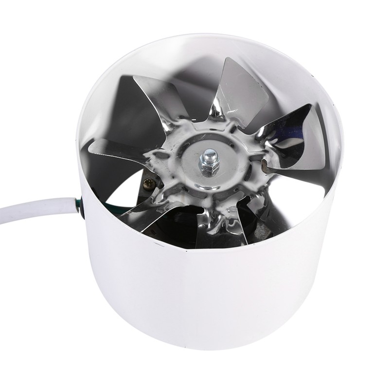 Inline Duct Fan Exhaust Ventilation Home Indoor Air Vent Cooling