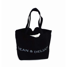 DEAN & DELUCA (Dean & Deluca) Tote Bag, Black, L Size, Black