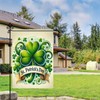 BlissYard Happy St Patricks Garden Flag 12x18 inch Double Sided