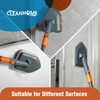 CLEANHOME Floor Scrub Brush Tile Tub Scrubber Brush with 4