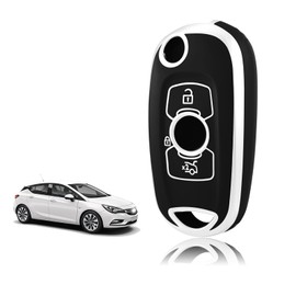 TOOMUME TOOMUME Schlsselhlle TPU, Autoschlssel Hlle 3 Tasten Passt fr Opel Vauxhall Astra K Corsa E Mokka X Buick Verano Encore Envision Regal Lacrosse, Schlsselcover Schutz Schlsselgeh?use