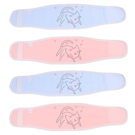 4 Stücke Nabelbruchband Bauchband Truss Gürtel Baumwolle Nabelgürtel Einstellbar Herniengürtel für Infant Neugeborene Kinder Nabelpflege
