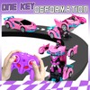 Pink Rc Car, Remote Control Car Toys for Girls Birthday