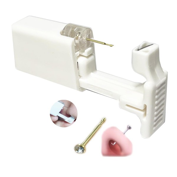 AM RONG MAGIC Upgraded Version Self Nose Piercing Gun Self