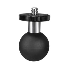 FANAUE Sports Camera Ball Head Interface Compatible with GoPro Hero 9/10/11 etc Sports Cameras, 1 Inch Ball Head Adapter for Any Brand of B Size Double Socket Arm for Motorcycle Riding Photography