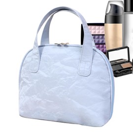 Portable Cosmetic Bag, Shell Design Storage Purse for Makeup, Waterproof Toiletry Organizer Bag for Bathroom School Business Trip Beach Leisure Vacation