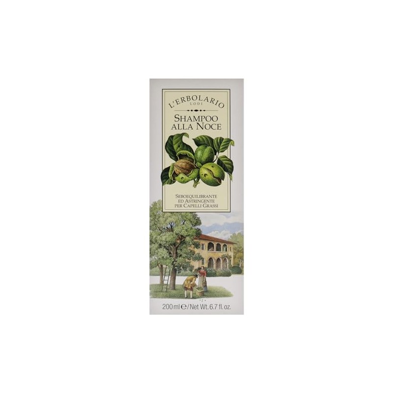 LErbolario L'erbolario walnut shampoo - balancing shampoo for hair and