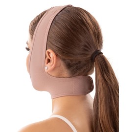 SHAPE CONCEPT Mentonera 318 Powernet Chin Strap for Sleeping Double Chin Reducer High Compression Face Lift Support