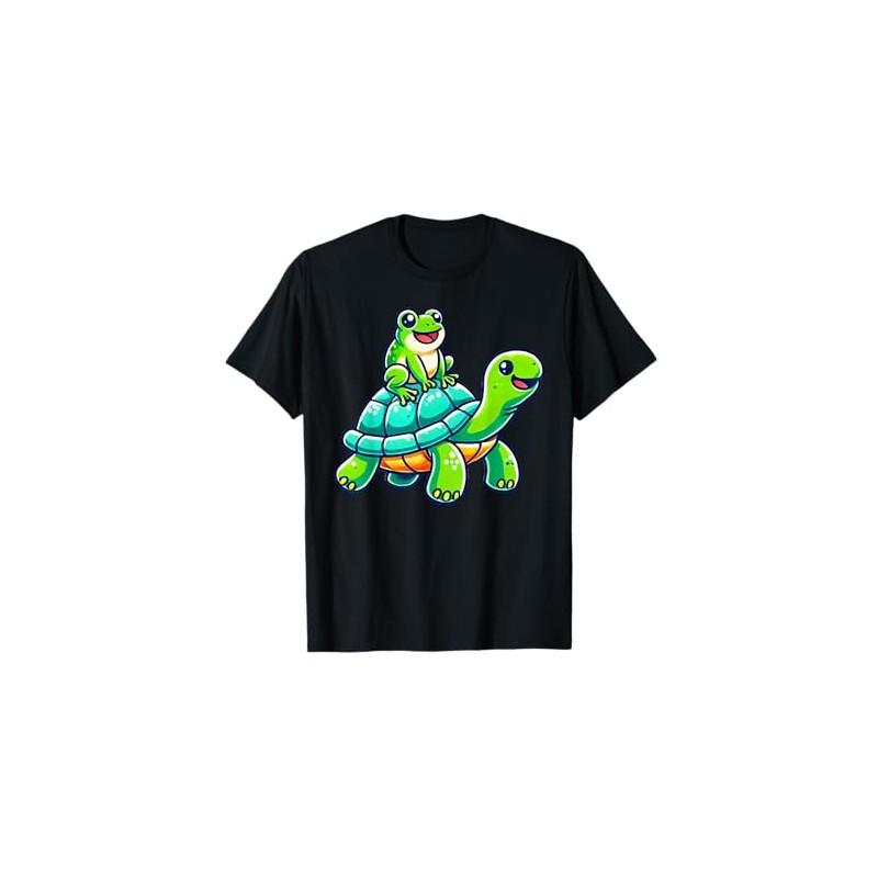 Cute Kawaii Frog Turtle T-Shirt