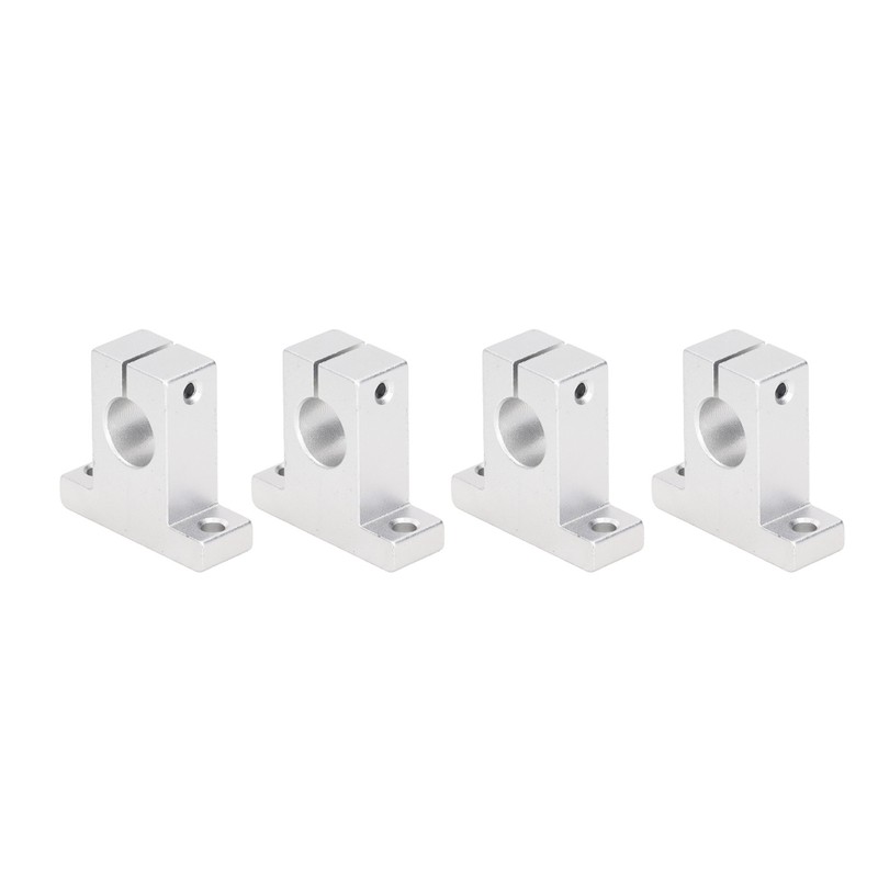 4 Pcs Rail Guide Support Aliminum Alloy Linear Motion Bracket