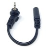 DRUT 2pcs 10cm Right Angled 2.5mm Stereo Jack to 3.5mm