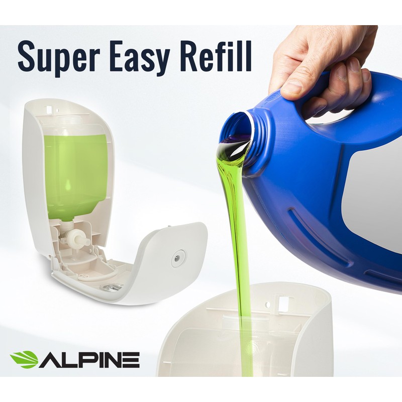 Alpine Manual Soap Dispenser Wall Mount - Commercial Soap Dispenser