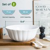 HOMBENE Large Ceramic Soup Bowls, 9.5 Inch Pasta Serving Bowl
