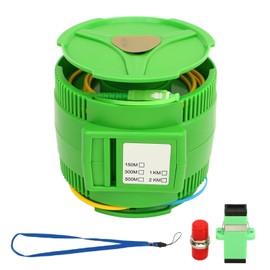 OTDR Launch Cable Optical Fiber Test Extension Cable SCUPC SCAPC Single Mode Fiber Jumper Cable Box 150m / 492.1ft