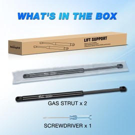 Nilight Lift Support Struts Replacement for Lexus RX350 2010-2015 Lexus RX450h 2010 2011 2012 2013 2014 2015,Rear Tailgate Hatch Gas Springs Shock Rods,2 PCS