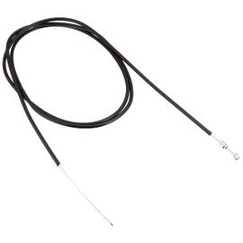 61599 Bicycle Brake Wire, Liner Included, Outer 65.0 inches (165 cm), Black