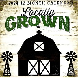 Locally Grown - 2024 12-Month Wall Calendar