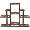 6-Tier Flower Wood Stand Plant Display Rack Storage Shelf for