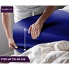 Luxevoir® Single Fitted Sheet - Ultrasoft Satin Stripe Microfiber -